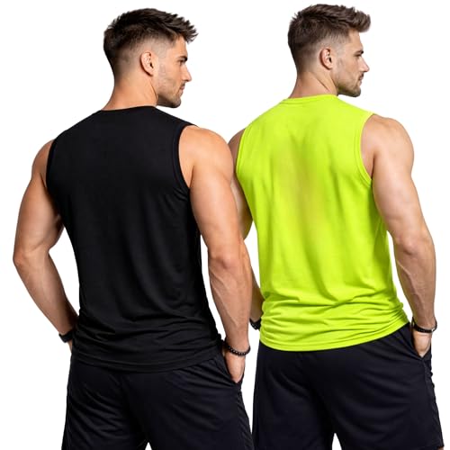 Image of 3Colours RGB Men's Active Wear Sleeveless Tank top, Gym Vest, Leisure wear CCUT Hustle