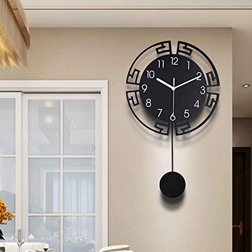 Horloge murale en bois silencieuse sans perforation pour préserver vos murs
