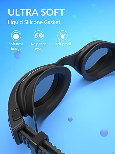 Cienfy Unisex-Adult Swim Goggles, Polarized Goggles Swimming Men Women, Anti-Fog Leak-Proof Clear Vision Underwater #TOP3