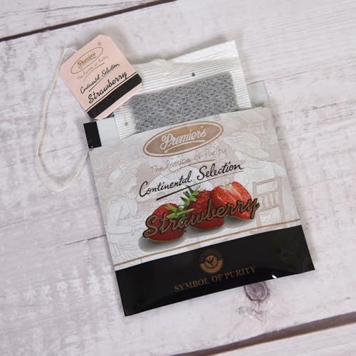 Té negro sabor frutilla en saquitos 25 unidades miniatura 5