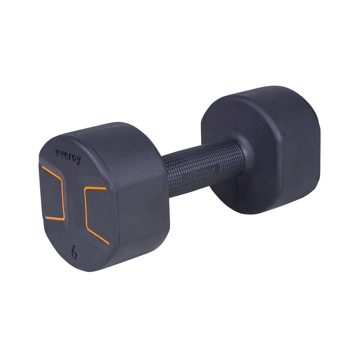 Studio evergy – Par de mancuernas de goma 1 a 10 kg. Halteres hexagonales para gimnasio en casa, fitness y entrenamiento de fuerza. Pesos Dumbbells.