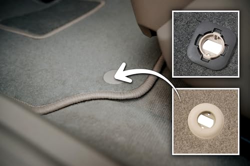 Alfombra de conductor de terciopelo compatible con Honda Civic IX 39 cm 3