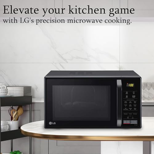 LG 21 L Convection Microwave Oven (MC2146BV, Black, Auto Cook Menu, Defrost, Stainless Steel Cavity, Heathplus menu, Indian Cuisine, Tandoor Se, Paneer/Curd, Steam Clean & Quartz Heater) 11 41RBi67nUKL