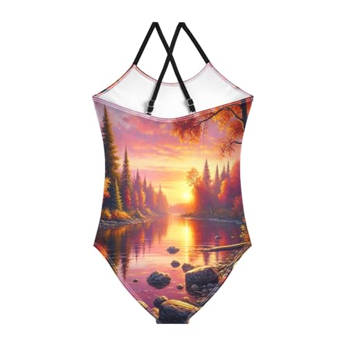 Fall River Sun Girls Bathing Suit Swimsuit One Piece Swimsuits Summer Beach Swimwear2