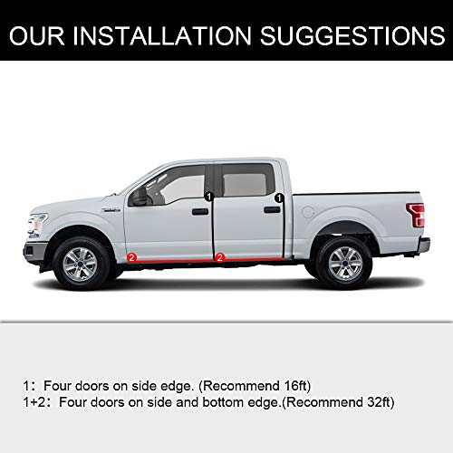 Car Door Edge Guards 32.8Ft(10M) Winunite With Mallet No Glue Universal Fit U Shape Black Rubber Edge Trim Car Door Protector Automotive Door Entry Guard Car Door Edge Protector For Trucks Sedans Suv #TOP5