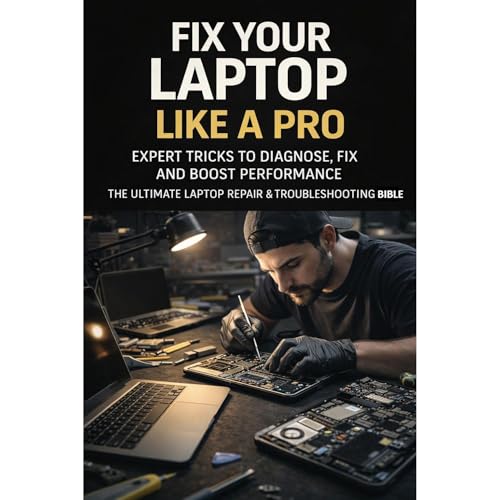 Fix Your Laptop Like A Pro: Expert Tricks To Diagnose Fix And Boost Performance Audiolibro Por Jeff Cliff arte de portada