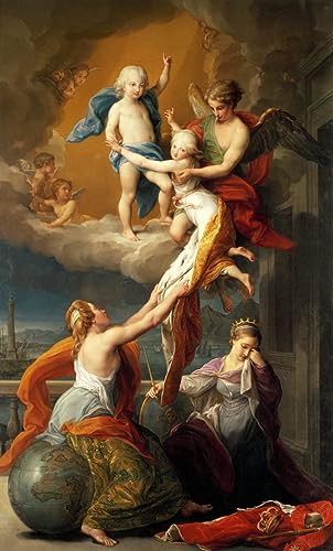 Tableaux Graffiti Art Mural : La Mort de Ferdinand IV, impression moderne 60x90cm