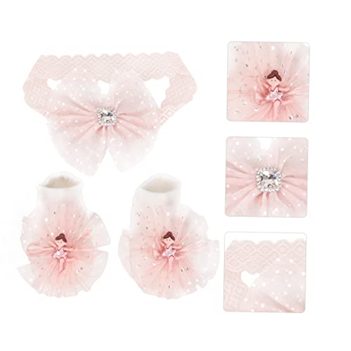 Toddmomy Conjunto De 1 Conjunto De Presentes Para Bebês Meninas Recém-Nascidas Conjunto De Tiaras Pa