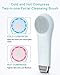 EZBASICS Facial Cleansing Brush face Scrubber Waterproof Face Scrub Brush for Men & Women Rechargeable Face Brushes for Facial Electric Silicone Face Scrubber Cleanser Brush 1 Pack+3 Modes Light Grey