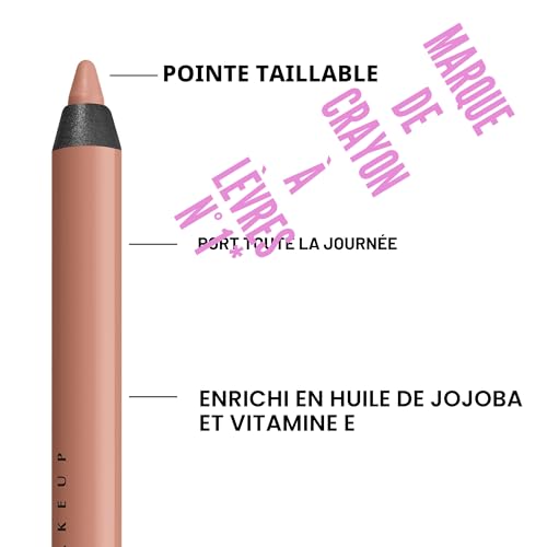 NYX Professional Makeup Crayon à Lèvres Mat, Sans transfert, Waterproof, Sans Bavure, Longue Tenue, Formule Vegan, Line Loud, Goal Crusher (03)