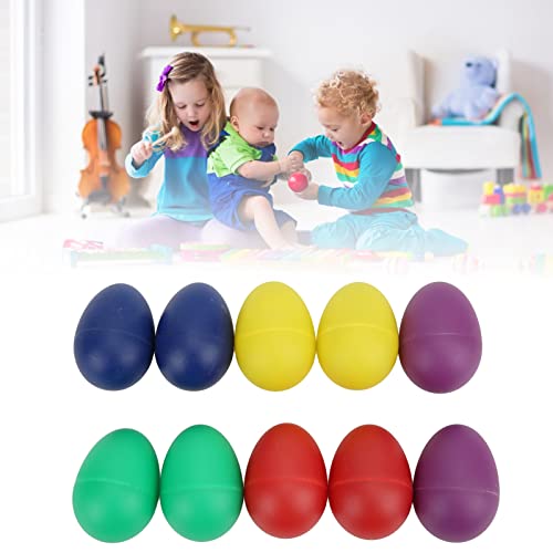 10 mini ovos musicais com sons acústicos instrumentos de percussão musical de plástico