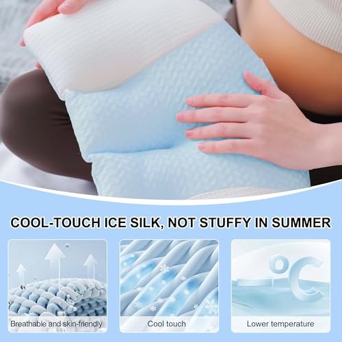 Image of Maternity Pillow for Pregnant Women - Pregnancy Pillow for Comfort & Support, Perfect for Side Sleeping, Back Pain Relief, Soft Maternity Pillows for Women