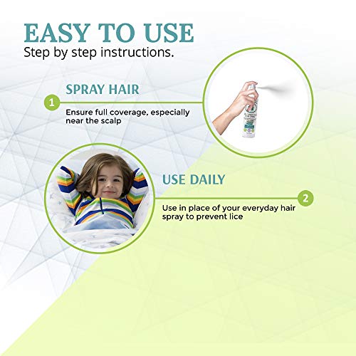 Licelogic Head Lice Prevention Spray Made With Natural Licezyme | Non Toxic For Kids Safe For Daily Use | Repels Super Lice, Eggs And Nits Naturally With No Harsh Chemicals | 8 Oz (Lavender) #TOP2