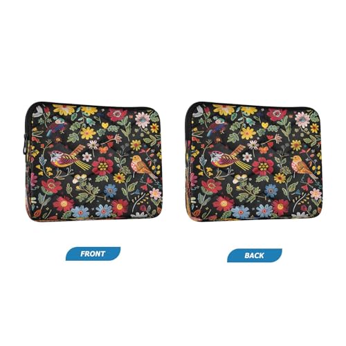 Funda para portátil 13-14 pulgadas impermeable con diseño bordado miniatura 2