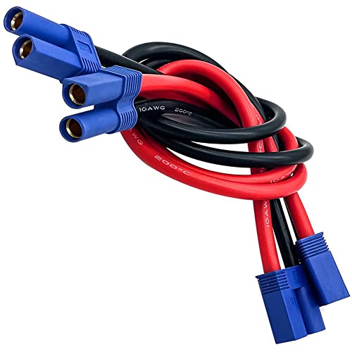 2 adaptadores EC5 macho a hembra con cable 30CM miniatura 2