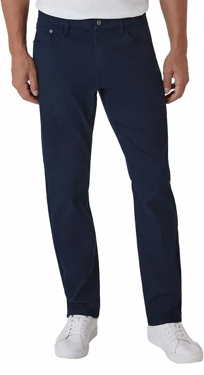 IZOD Mens Mid-Weight Comfort Stretch Knit Denim 5 Pocket Pant