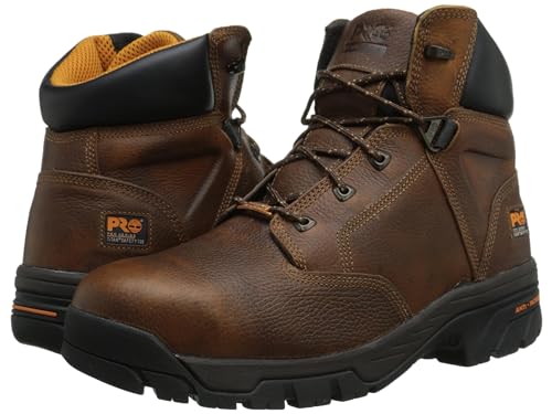 Image of Timberland PRO mens Helix 6 Inch Alloy Safety Toe Waterproof Industrial Work Boot