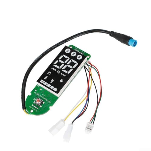 Tablero de control de repuesto para scooter eléctrico 4Pro DX con respuesta de control mejorada y panel de visualización métrico transparente