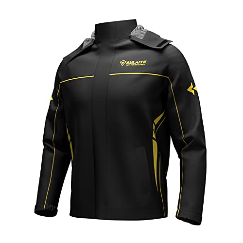 Traje de lluvia para motocicleta Lixada impermeable con chaqueta y pantalones de ciclismo 3