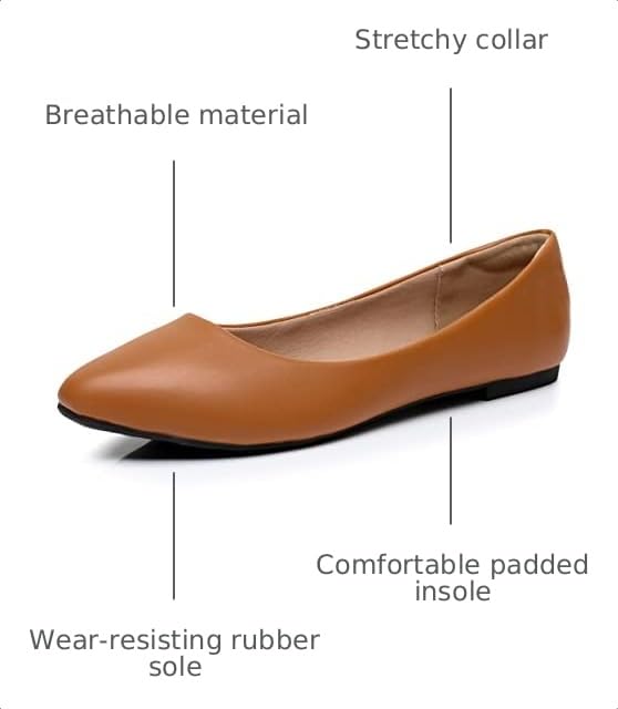 Image of VenusCelia Women's Snug Flat Shoes