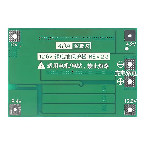 3S 12V 40A PCB BMS Protection Board for 18650 Li-ion Lithium Battery Cell Module4