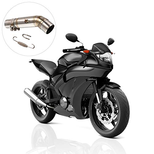 Conector central de exaustão de motocicleta com acessório de montagem da Vicasky