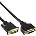 Price comparison product image InLine® 5m Premium 24+1 Male to Female Dual Link Gold Plated DVI-D Cable