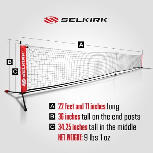 Selkirk Sport Quick Set Pickleball Net | USAPA Regulation Size | Fast 5-Minute Setup | Portable & Lightweight | Wind-Resistant & Stable | Heavy-Duty Carry Bag by Selkirk Sport - Image 4