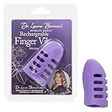 CalExotics Dr. Laura Berman Rechargeable Finger Vibe Made with Waterproof Silicone Purple - SE-9730-20-2