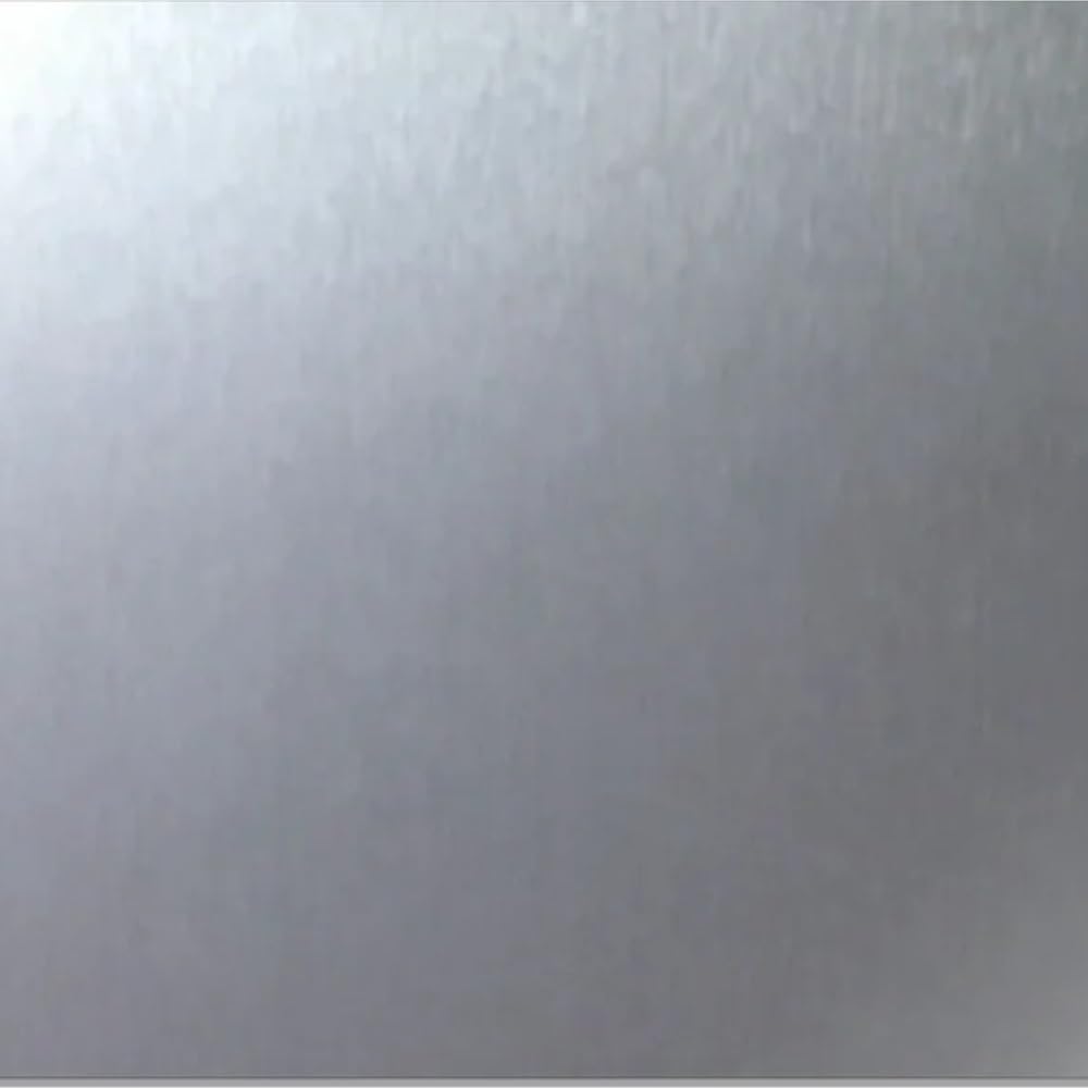 Chapa de aluminio de color， Placa de aluminio anodizado 5052 de 300 x 300 mm, multicolor, grosor 0,5-1,0 mm, 1 unidad(Silver,1.0x300x300mm)
