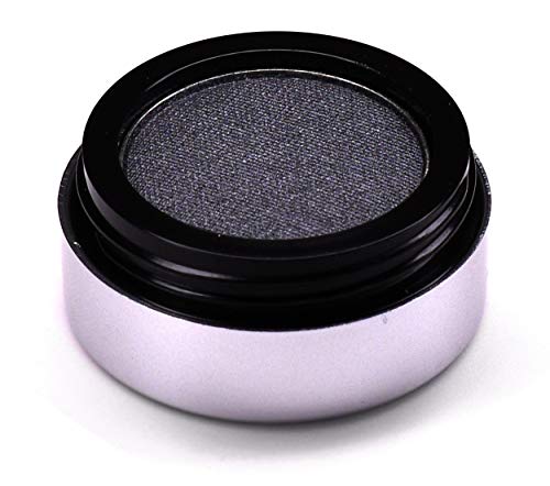 Pure Zivaª Graphite Grey Navy Smokey Shimmering Pressed Powder Single Vegan Eyeshadow; Talc, Paraben & Cruelty Free #TOP8