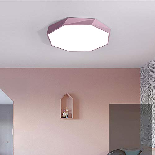 Luz montaje LED techo moderna lámpara ahorro energía ajustable geometría sólida multifacética 4