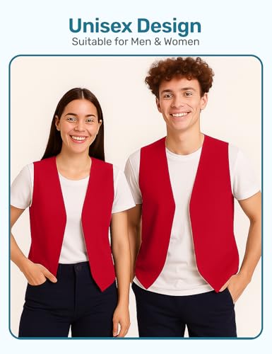 Unisex Vest No Pocket No Buttons– Made in The USA2