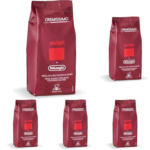 Musetti for De'Longhi (�f�����M) �R�[�q�[�� �N���~�b�V�� MB250-CR ���Z�b�e�B �z�[���r�[�� 250g �A���r�J��70% ���u�X�^��30% �G�X�v���b�\ �J�v�`�[�m ���M�����[�R�[�q�[ �C�^���A�� (× 5)
