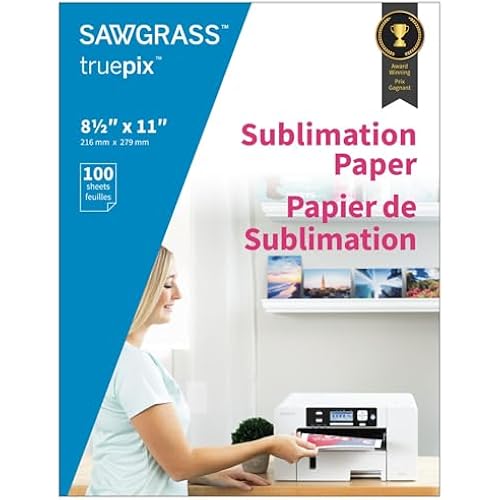 Sawgrass TruePix Sublimation Paper, 8.5 x 11 in, 100 Sheets