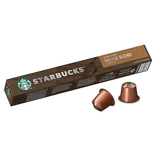 Image of Starbucks House Blend Lungo Medium Roast Coffee Capsule by Nespresso Intensity 8, 57g