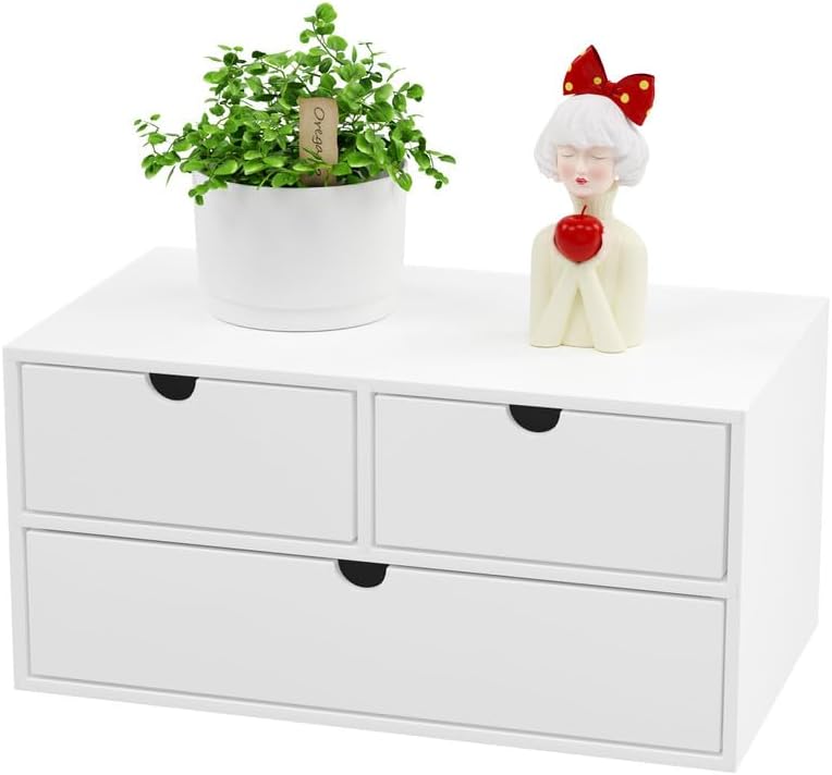 Wisuce Bamboo Desk Organizer – Mini Bamboo Desk
