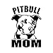 RJGOPL Adesivo per Auto 10.1 CM * 14.2 CM Car Styling Pitbull Mom Adesivi per finestre Animali C5-1397