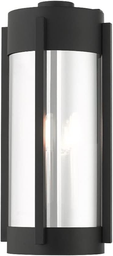 Livex Lighting 22383-91 3 Light Brushed Nickel Outdoor Wall Lantern