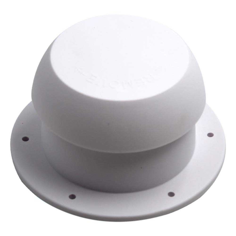 Mushroom Shape Ventilation Cap For RV - 6 Inch Round Roof Vent Cover With Net - ABS Rainproof Exhaust Outlet For Camper