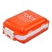 UCEC Weekly 7 Day Travel Pill Box Case and Vitamin Organizer Tablet Pill Sorter Organizer Plastic Medicine Box Holder Container 8 Pill Compartment Box (Orange)