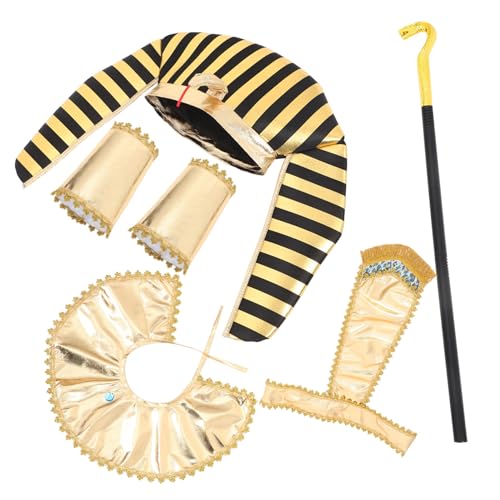 Costume Égyptien Complet WOONEKY Idéal pour Cosplay et Fête à Thème