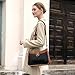 APHISON Crossbody Bags For Women Trendy, Vegan Leather Hobo Handbags Crossbody Purses Shoulder Bucket Bag with 2 Strap Black-Brown
