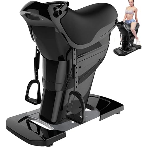 Máquina Eléctrica para Ejercicio Abdominal y Simulador de Equitación con Pantalla LED, 20 Velocidades, Capacidad de 150 kg (Negro) miniatura 1