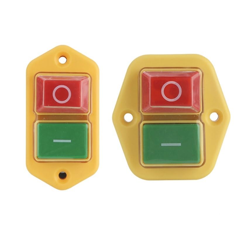 Electromagnetic Switch YH02-A Diamond-Shaped AC220V 16A Electromagnetic Start Button Machine Tool Accessories 4PIN 5PIN(YH02-A Diamond,4PIN)