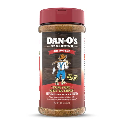 Dan-O’s Seasoning Chipotle | Medium Bottle | 1 Pack (8.9 Oz) #TOP6