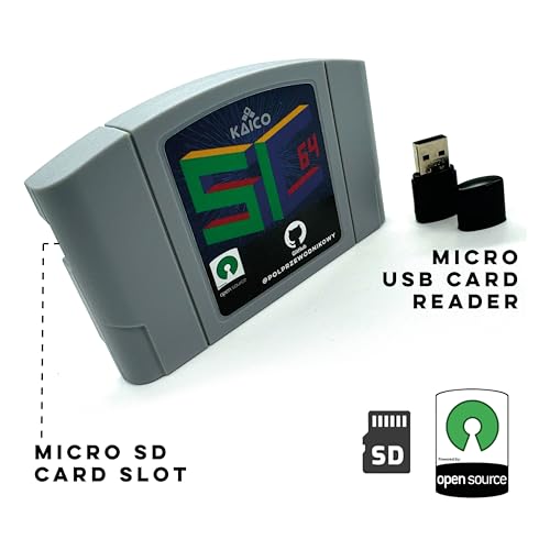 SummerCart64 N64 Flash Cart open source compatible EverDrive X7 alternative avec carte SD