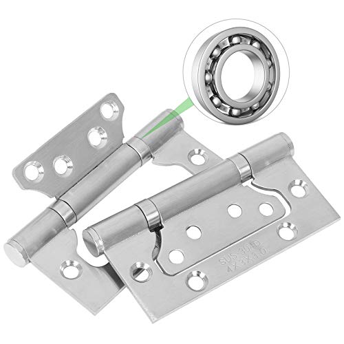 Laniakea 12 Pack 4X3 Inch Non Mortise Door Hinges Stainless Steel Non-Mortise Hinges With Mounting Screws thumb #3