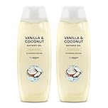 by Amazon Vanilla & Coconut Shower Gel, 2 x 500ml