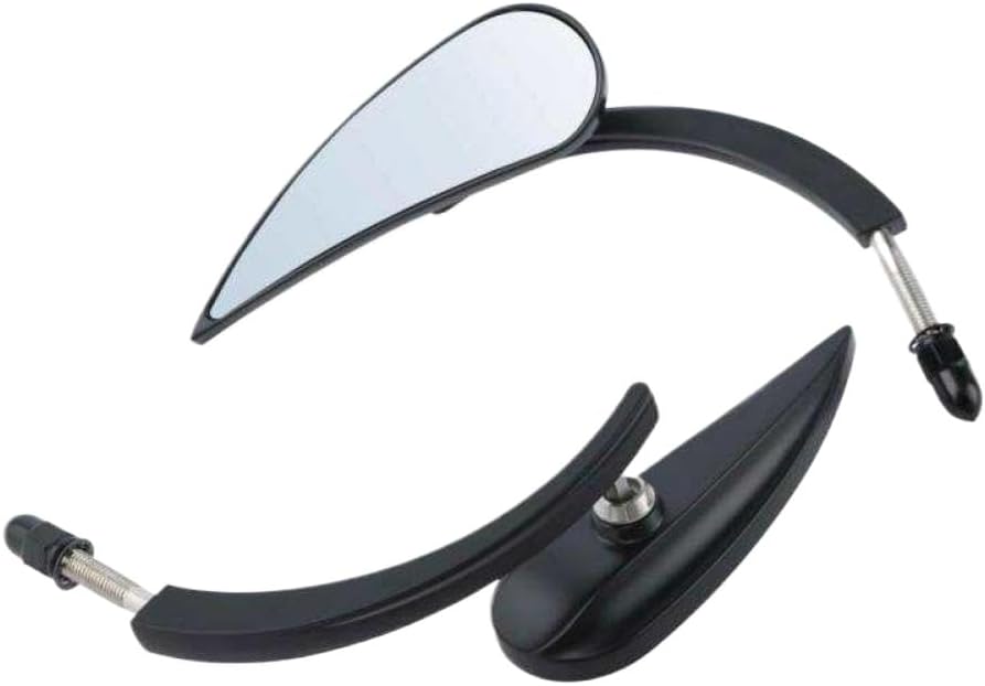 Motorcycle 8mm Rear View Mirrors Compatible With Touring Sportster Softail Street Bob